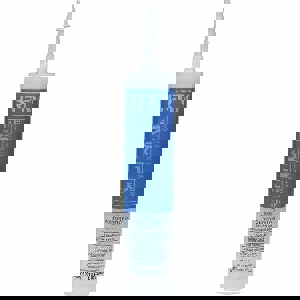 Sealant: 10 oz Tube, Clear, RTV Silicone